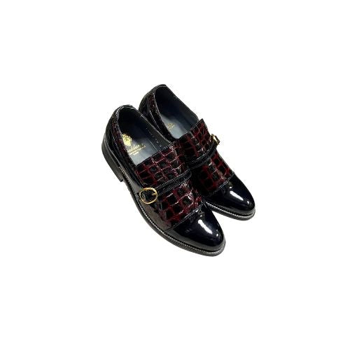 Stacy Baldwin Patent Palermo Black/Wine 138030-8