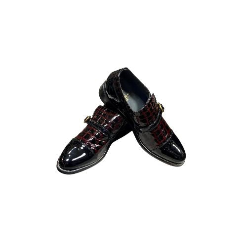 Stacy Baldwin Patent Palermo Black/Wine 138030-8