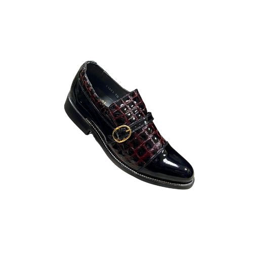Stacy Baldwin Patent Palermo Black/Wine 138030-8
