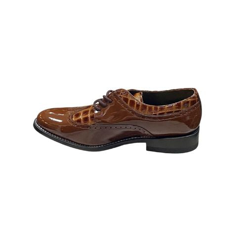 Stacy Baldwin Patent Palermo Brown 132237