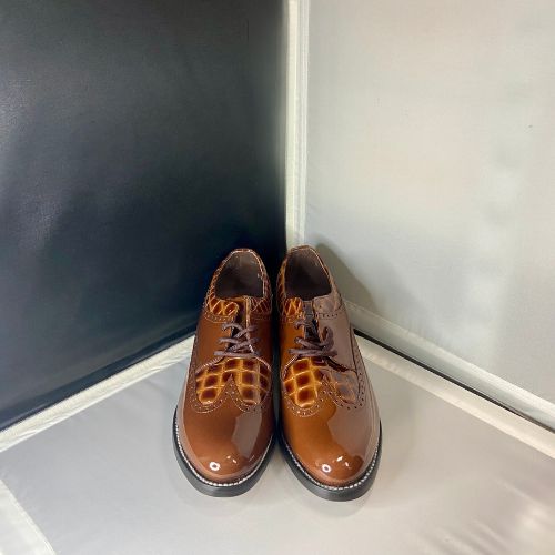 Stacy Baldwin Patent Palermo Brown 132237 – FITOS SHOES INC display picture 2