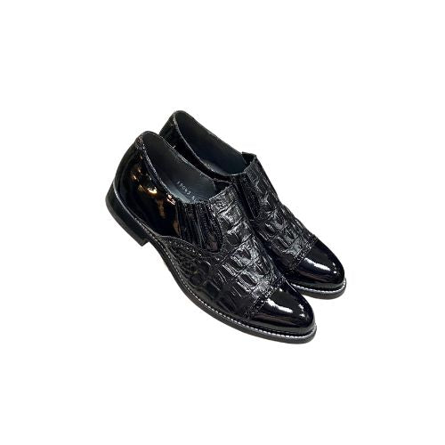 Stacy Baldwin Patent Hornback Black 150430