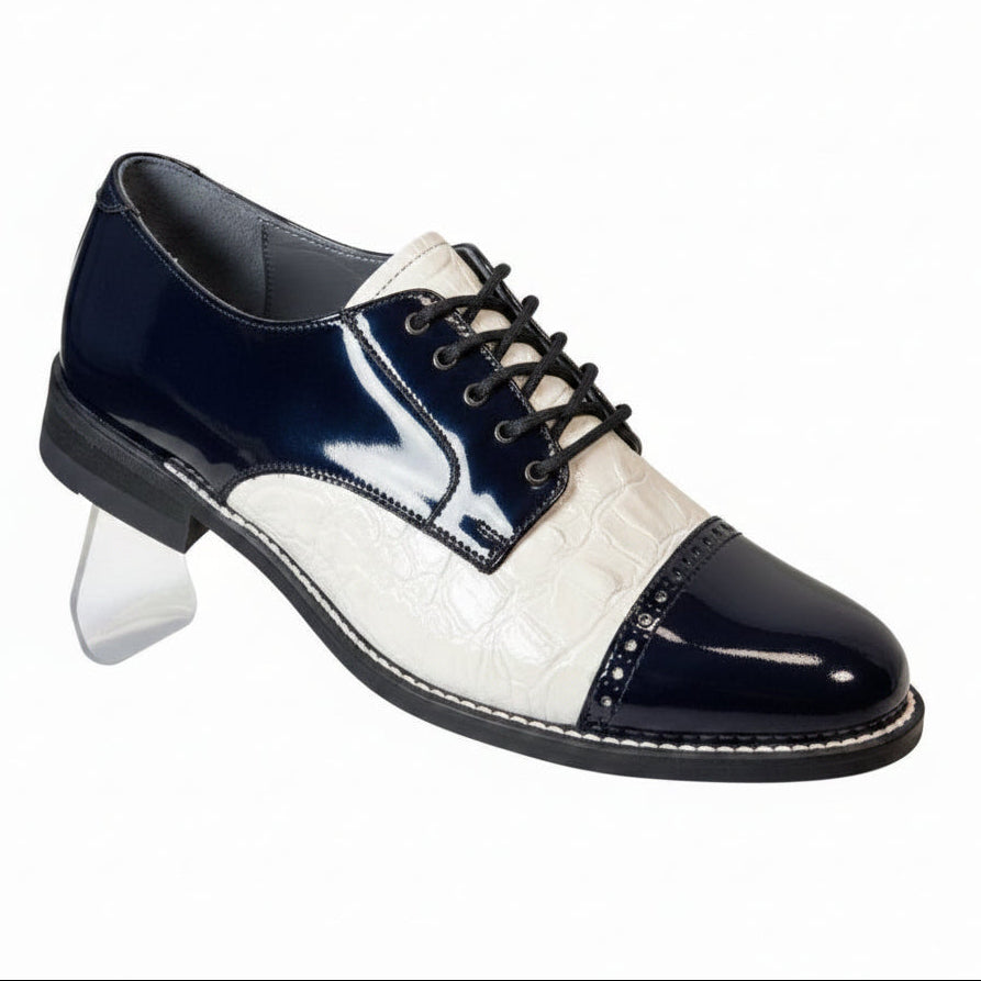Stacy Baldwin Patent Hornback Black/White 154030-1
