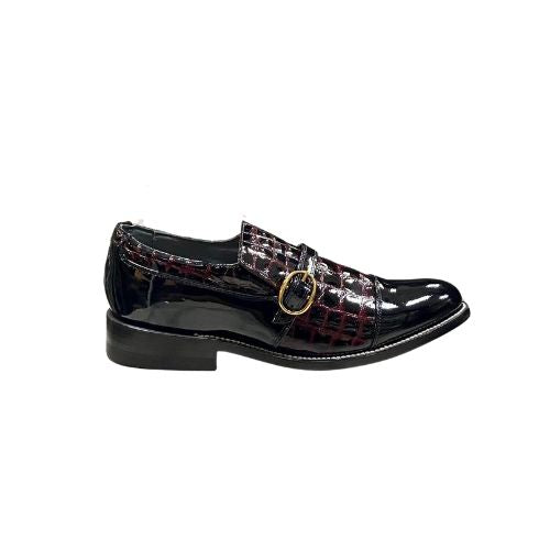 Stacy Baldwin Patent Palermo Black/Wine 138030-8