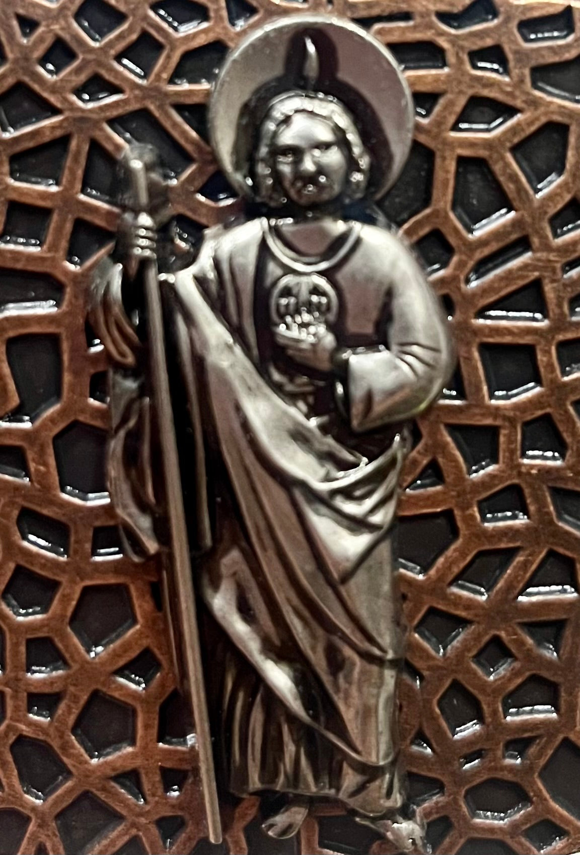 St Jude Silver Buckle