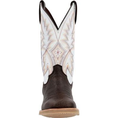 Durango Rebel Pro Lite Dark Hickory & White Western Boot DDB0360