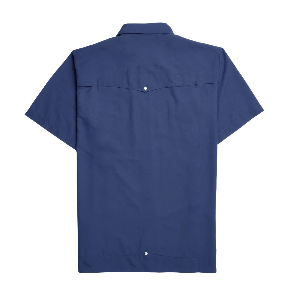 Texas Standard Guayabera Blue/Gold