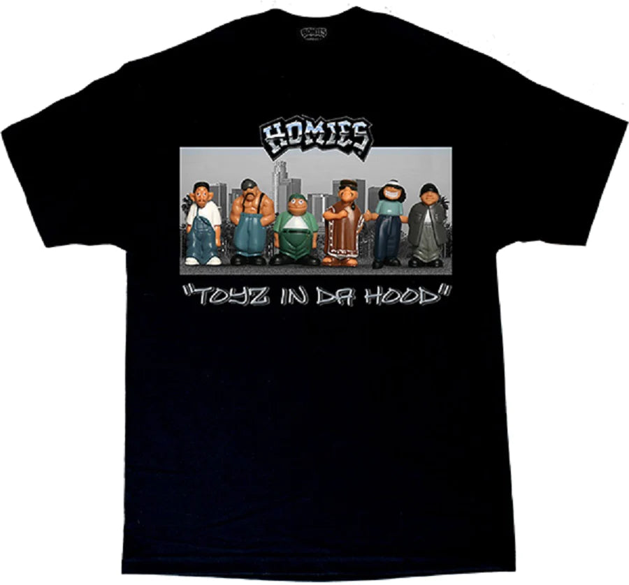 DGA HOMIES HARDDWEAR TOYZ IN DA HOOD Men's HEAVYWEIGHT Tee