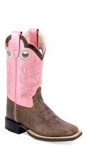 Old West Kids BSC1991 Pink/ Brown CLEAEANCE FINAL SALE