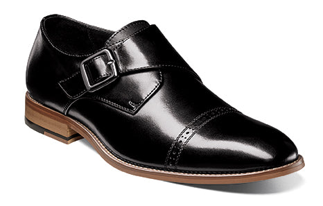 Stacy Adams Desmond Cap Toe Monk Strap