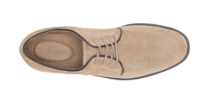 Hush Puppies Bracco MT Oxford Taupe Suede