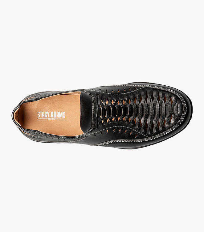 Stacy Adams Ibiza Woven Vamp Moc Toe Slip On