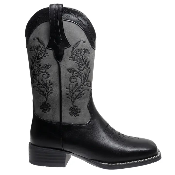 Pierre Dumas Kellan-2 Black Western Boot