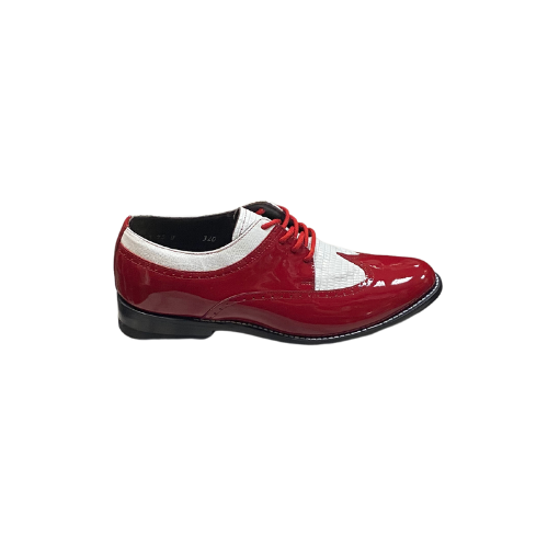 Stacy Baldwin Patent Lizard Red/White 1622313-1