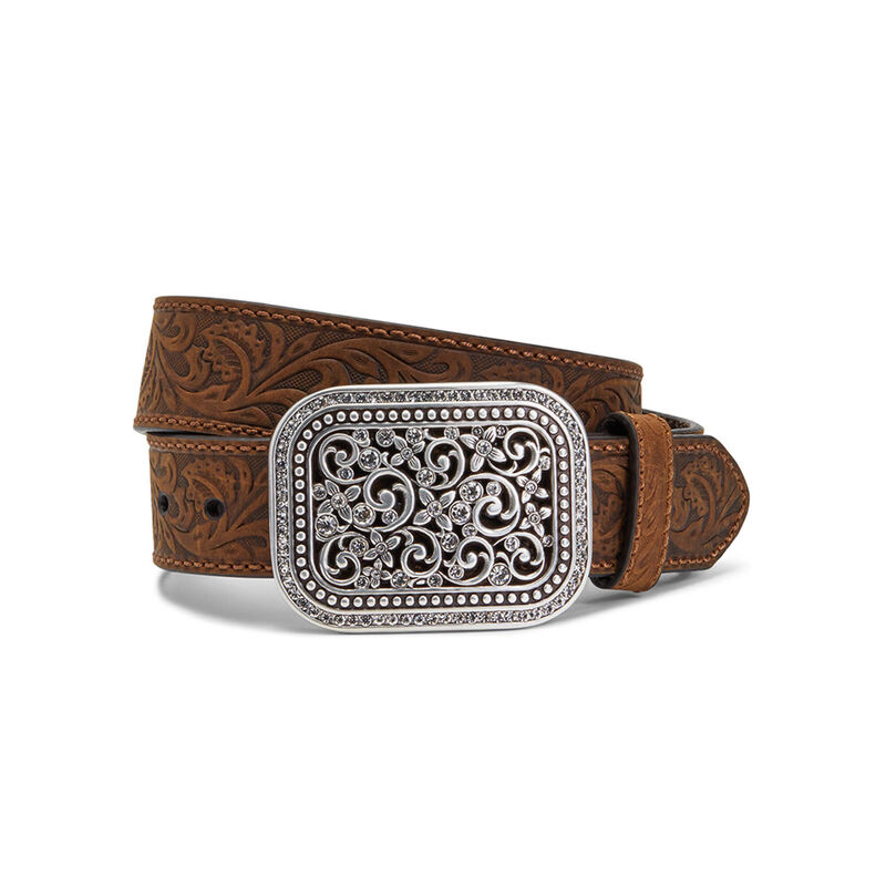 Ariat Floral Embroidery Buckle Belt