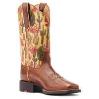 Ariat Round Up Wide Square Toe Western Boot 10044430