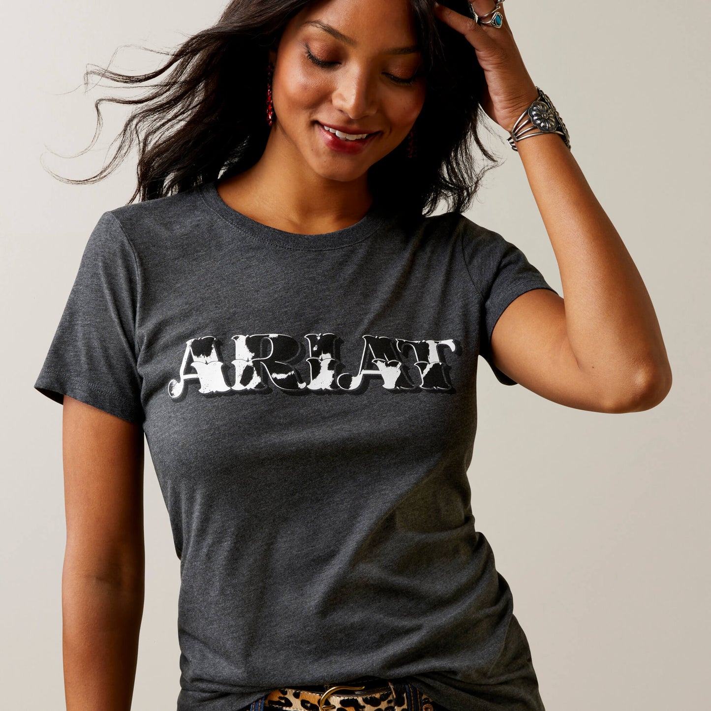 Ariat Cowhide Logo T-Shirt 10045467