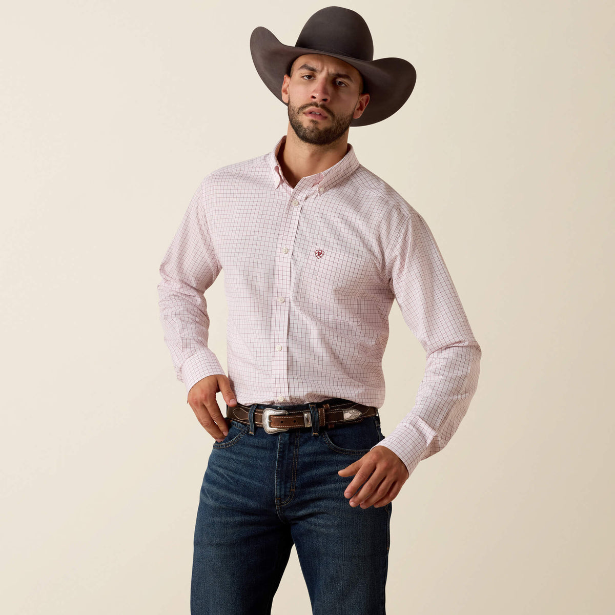 Ariat Wrinkle Free Wenzel Fitted Shirt10073693 CLEARANCE FINAL SALE