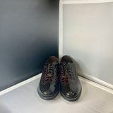 Stacy Baldwin Patent Palermo Dark Brown 133839