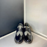 Stacy Baldwin Patent Ostrich Black/Grey 1722305