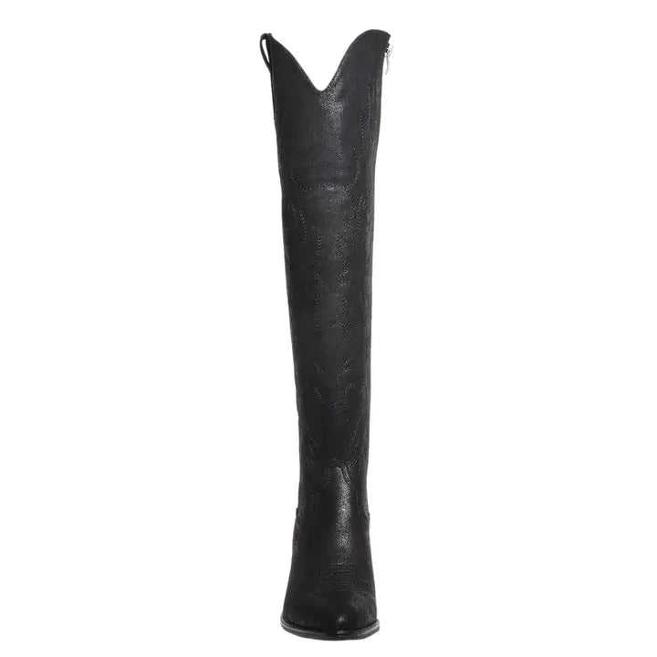 Pierre Dumas Whitney-15 Black Western Boot