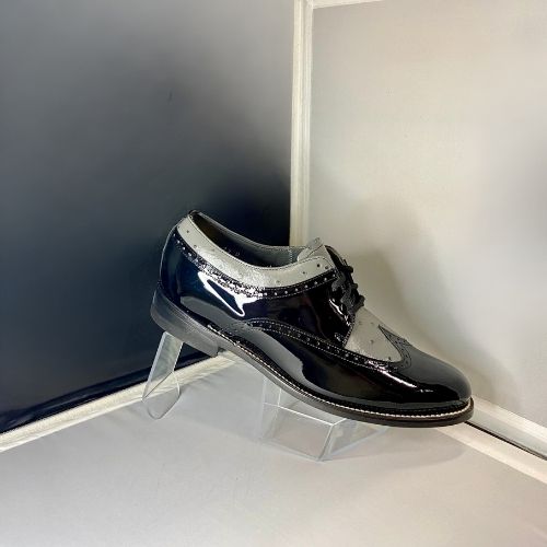 Stacy Baldwin Patent Ostrich Black/Grey 1722305