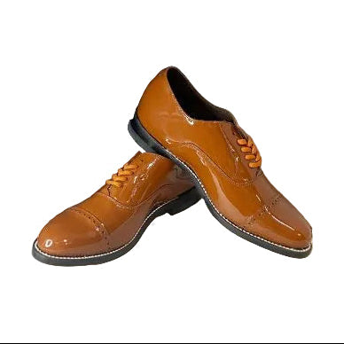 Stacy Baldwin Brown Patent Leather Oxford Wingtip Dress Shoes Stacy Baldwin | Shoes | Stacy Baldwin Wingtip Oxford Color  main image 4
