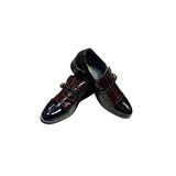 Stacy Baldwin Patent Palermo Black/Wine 138030-8