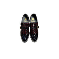 Stacy Baldwin Patent Palermo Black/Wine 138030-8