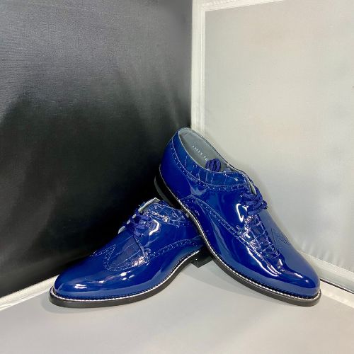 Stacy Baldwin Patent Palermo Royal Blue 1322314