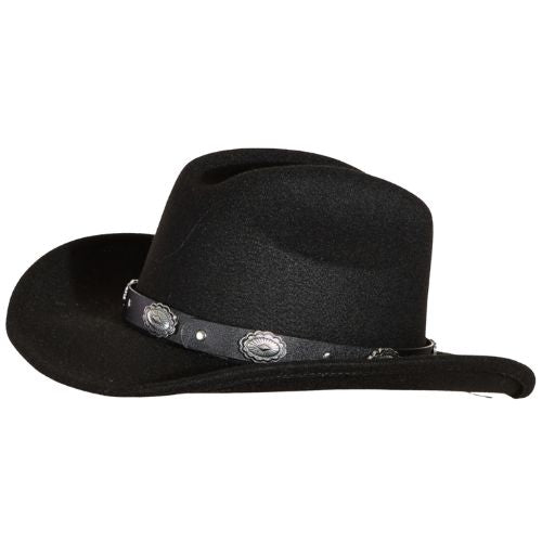 Fame Oval Coin Belt Cowboy Hat MMT8502