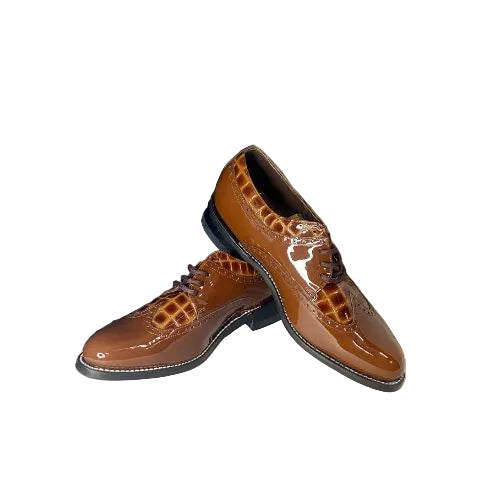 Stacy Baldwin Patent Palermo Brown 132237 – FITOS SHOES INC display picture 1