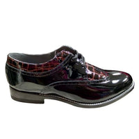 Stacy Baldwin Patent Palermo Black/Wine 1322308