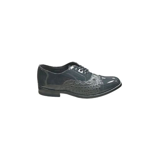 Stacy Baldwin Patent Hornback Dark Grey 153235