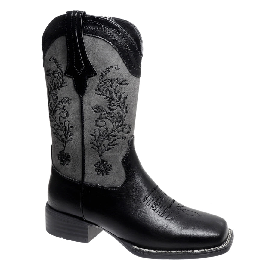 Pierre Dumas Kellan-2 Black Western Boot