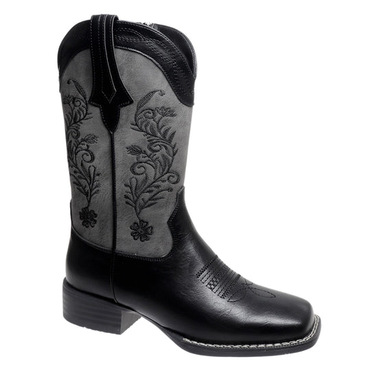 Pierre Dumas Kellan-2 Black Western Boot