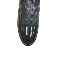Stacy Baldwin Patent Hornback Dark Grey 150435