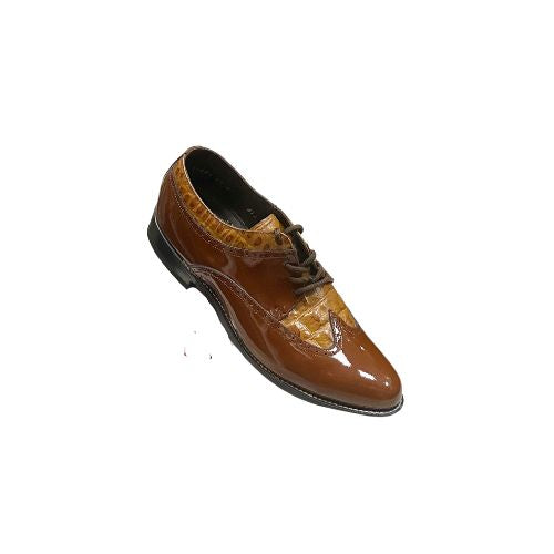 Stacy Baldwin Patent Alligator Brown 142237