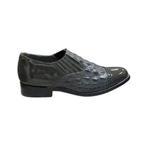 Stacy Baldwin Patent Hornback Dark Grey 150435