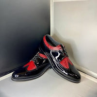 Stacy Baldwin Patent Lizard Black Red 162230-13
