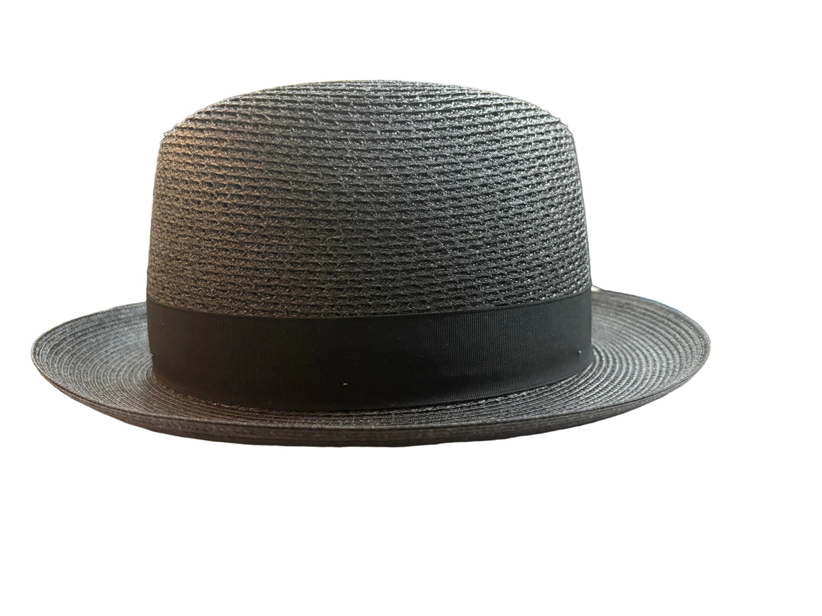 Stetson Madison Black Center Crease Fedora TSMDSN-082001