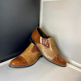 Stacy Baldwin Patent Ostrich Brown 170437