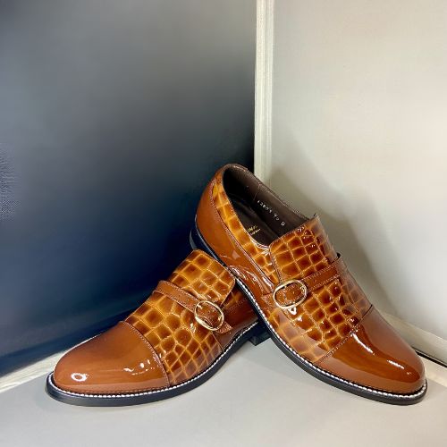Stacy Baldwin Patent Palermo Brown 138037
