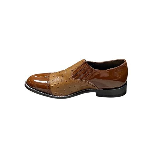 Stacy Baldwin Patent Ostrich Brown 170437