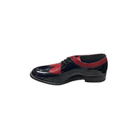 Stacy Baldwin Patent Lizard Black Red 162230-13