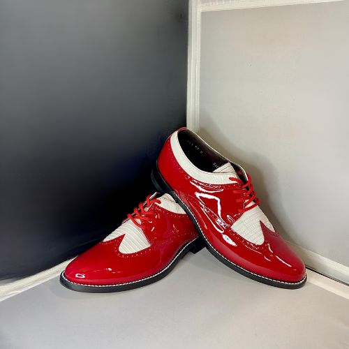 Stacy Baldwin Patent Lizard Red/White 1622313-1