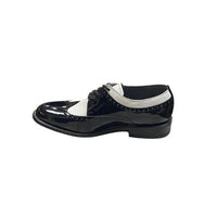 Stacy Baldwin Patent Lizard Black/White 162230-1
