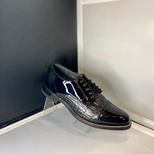 Stacy Baldwin Patent Hornback Black 154030
