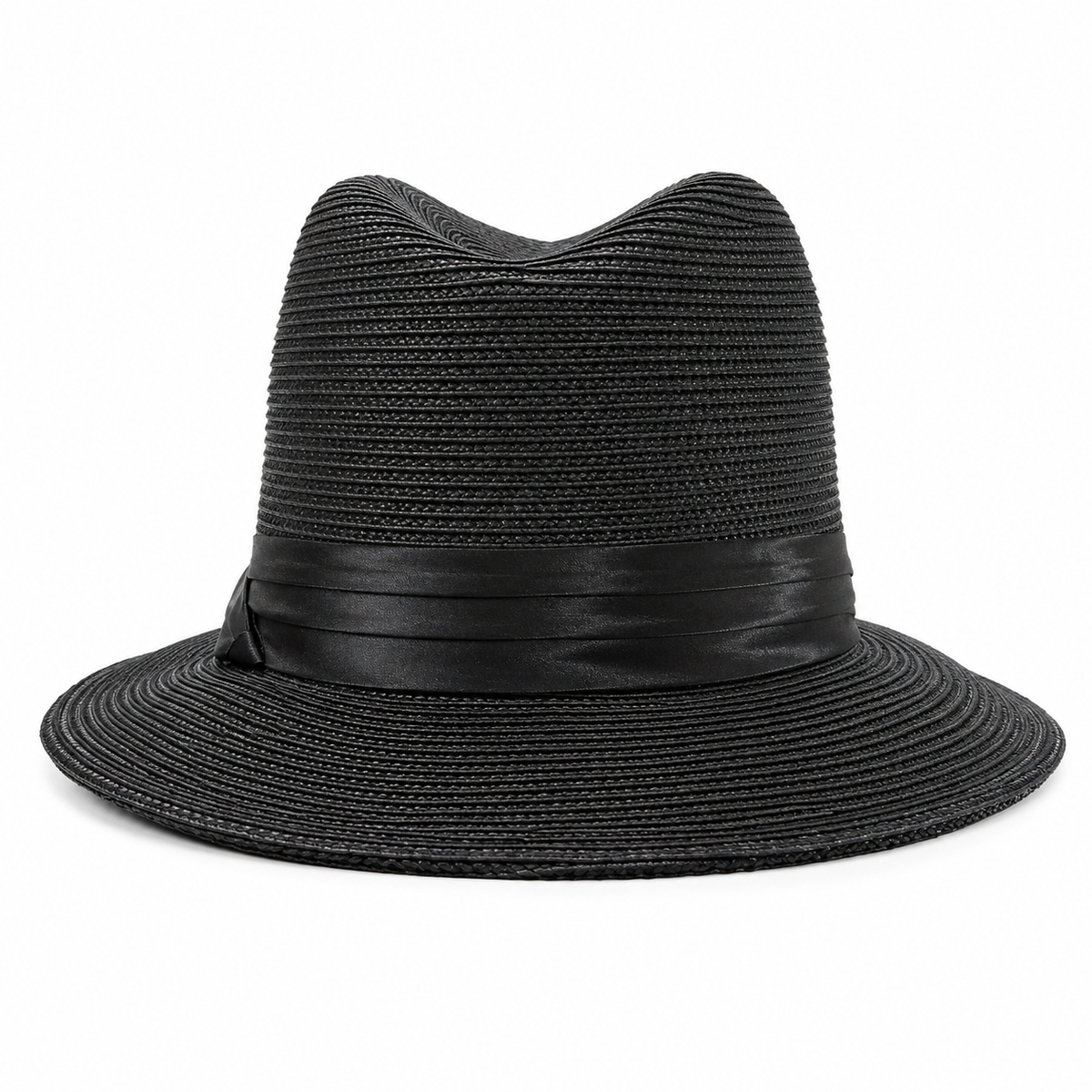 Bruno Capelo RM-550a Center Crease Fedora Black