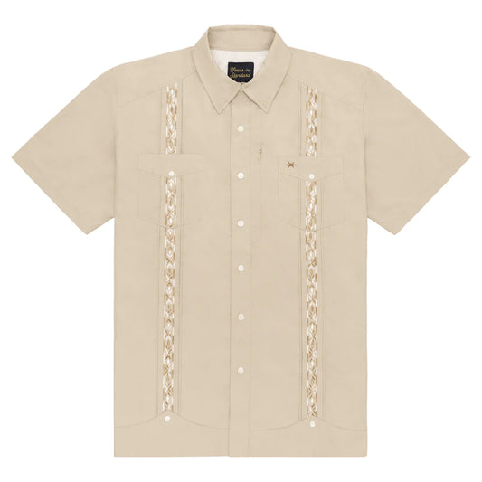 Texas Standard Guayabera Tan/Tan